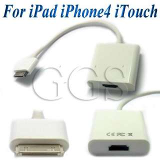   Connector to HDMI Adapter Cable for iPad, iPhone 4G, 4S iPod Touch