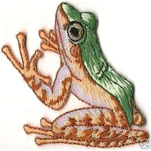  Frogs./Cute Critters Iron On Applique, Embroidered 