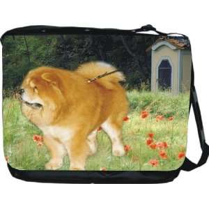 Rikki KnightTM Chow Chow Dog Design Messenger Bag   Book Bag   Unisex 