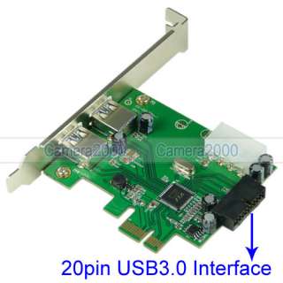 description product code eg1766 this a pci e to 2 usb 3 0 one 20pins 