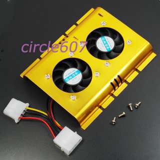 Cooling Fan Cooler F 3.5 Inch PC Hard Disk Drive HDD  