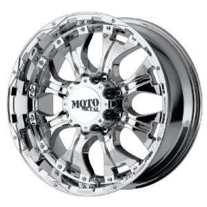 18 inch Moto Metal 959 chrome wheels rims 6x5.5 6x139.7  