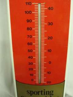 Winchester Western Thermometer Metal Advertising Sign  