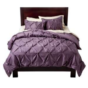  Full Bed Comforter Set with Shams & Bedskirt Purple Violet Kissing 
