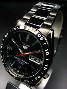 Seiko 5 Black Tone 50M Automatic Mens Watch  