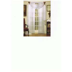  Claire Voile Tailored Sheer Panel. 100% Polyester. 58W x 