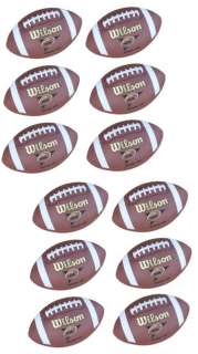 12) New WILSON WTF1661B American Football NCAA Supreme Balls Play 