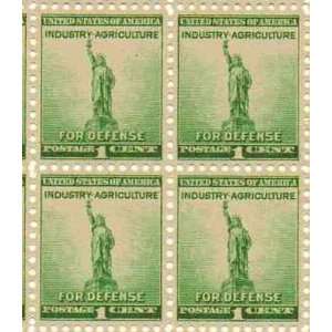 For Defense   Industry Agriculture Set of 4 x 1 Cent US Postage Stamp 