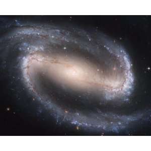  Hubble Space Telescope Photo Barred Spiral Galaxy NASA Photos 