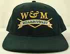 VTG WILLIAM & MARY College Williamsburg VA Green Fitted Baseball Hat 