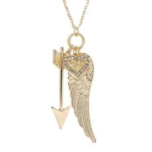  Hunger Games Jewelry Katniss Arrow Charm Necklace   Gold 