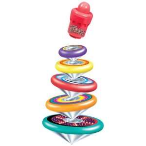  Super Sonic Spinnerz, Light and Sound Spinning Tops Toys & Games
