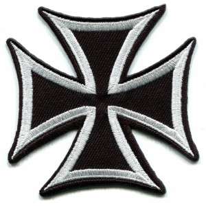 German Iron Cross military medal WW2 valor war biker iron on applique 