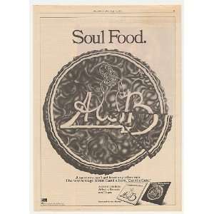  1975 AWB Average White Band Cut the Cake Soul Food Print 