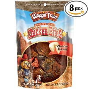 Waggin Train Chicken Bites Dog Treats, Cheese Flavored, 3.5 Ounce 