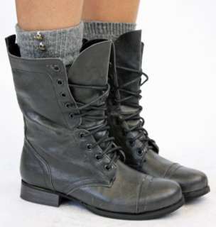 MILITARY BOOTS WOMEN ARMY LADIES LACE WORKER BOOTS SIZE  