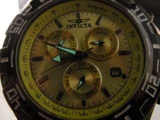 New Invicta Mens 6410 Python Collection Chronograph Stainless Steel 