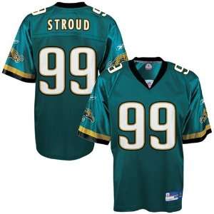 Reebok NFL Equipment Jacksonville Jaguars #99 Marcus Stroud Teal 