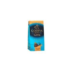  Godiva Gems Milk Chocolate Solids, 2.6 oz (Pack of 3 