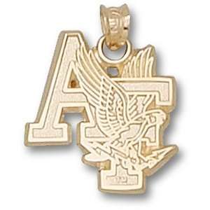  US Air Force Academy AF Falcon Pendant (Gold Plated 