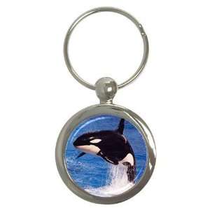  Orca Killer Whale Key Chain (Round)