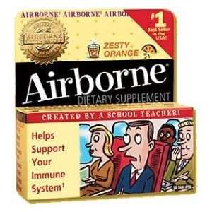  Airborne Effervescent Cold Tablets Original Zesty Orange 3 