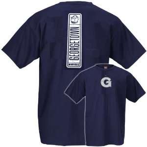  Nike Georgetown Hoyas Navy Alumni T shirt Sports 