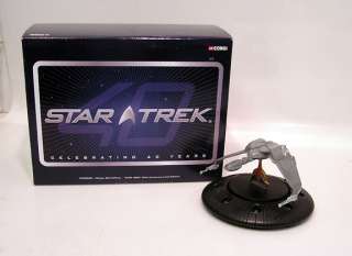 Star TrekNext Klingon BOP Corgi Diecast Ship w Base/Lights  40th 