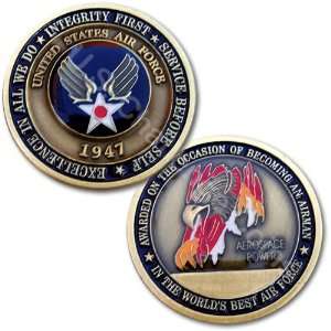  Airmans Challenge Coin 