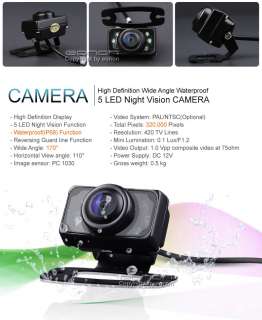 High Definition Wide Angle Waterproof + 5 LED Night Vision CAMERA