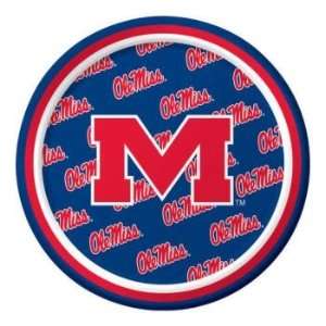  University of Mississippi Ole Miss 7 Inch Plates Kitchen 