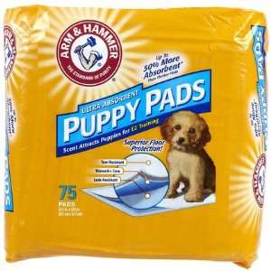  Arm & Hammer Ultra Absorbent Puppy Pads   75 ct (Quantity 
