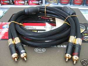 5M 5FT 6n OCC HIGH END 2 RCA Stereo Audio CABLE  