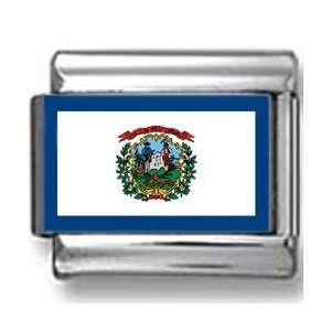  West Virginia State Flag Italian charm Jewelry