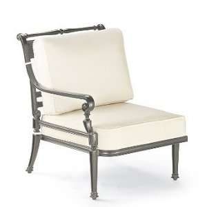  Carlisle Right facing Arm Chair with Cushions in Gray 