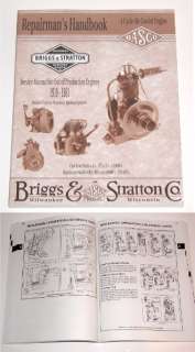 New Briggs & Stratton Repair Manual CE8069  