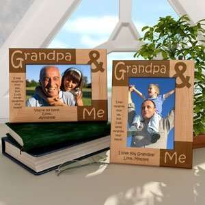  Personalized Grandpa & Me Wooden Picture Frame Baby