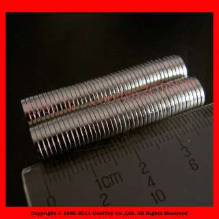 100 Pcs Neodymium Disc Magnets 8 X 1mm Strong Earth N35  