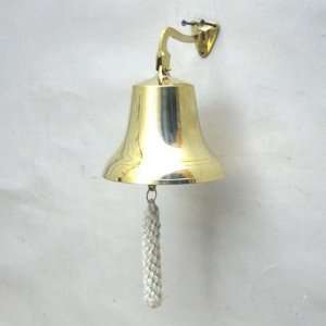  REAL SIMPLEA HANDTOOLED HANDCRAFTED BRASS SHIP BELL 