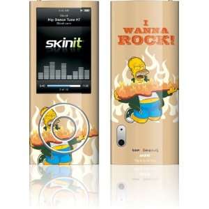  Homer I Wanna Rock skin for iPod Nano (5G) Video  