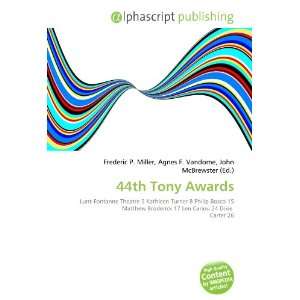  44th Tony Awards (9786134057387) Books