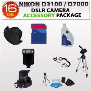 Advanced Accessory Kit for Nikon D3100, Nikon D7000 Digital SLR Camera 