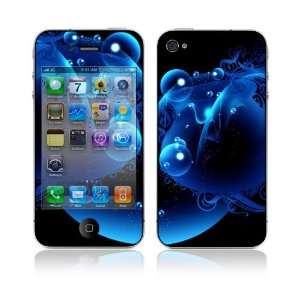  Apple iPhone 4G Decal Vinyl Skin   Blue Potion Everything 