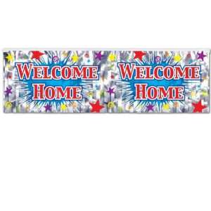  FR Metallic Welcome Home Fringe Banner Case Pack 84 