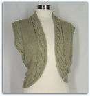 Anthropologie Moth Chunky Cocoon Sweater Vest Shrug Cable Knit 