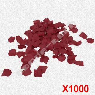 1000 Red Silk Rose Petals Wedding Flower Table Confetti  