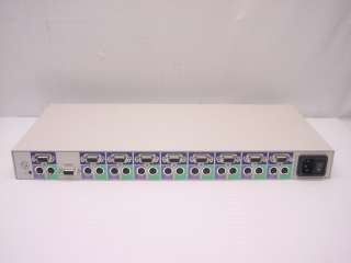 Compaq HP EO1004B 8 Port KVM Switch Keyboard Video  
