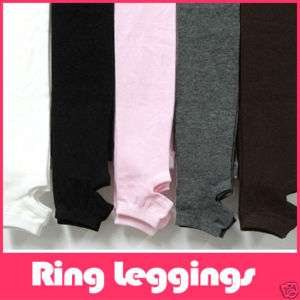 Cotton Ring Leggings Pettiskirt TuTu Pink White Brown  