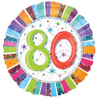 80th Birthday Party Plates, Napkins, Tablecover, Cups  