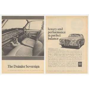  1968 Daimler Sovereign 2 Page British Print Ad